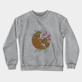 Spring - colored - brown version Crewneck Sweatshirt